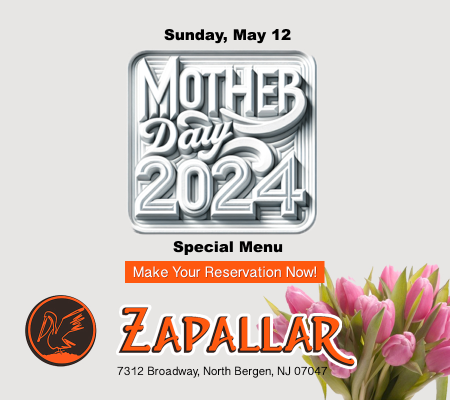 Zapallar Restaurant North Bergen NJ Mother's Day 2024 May 12